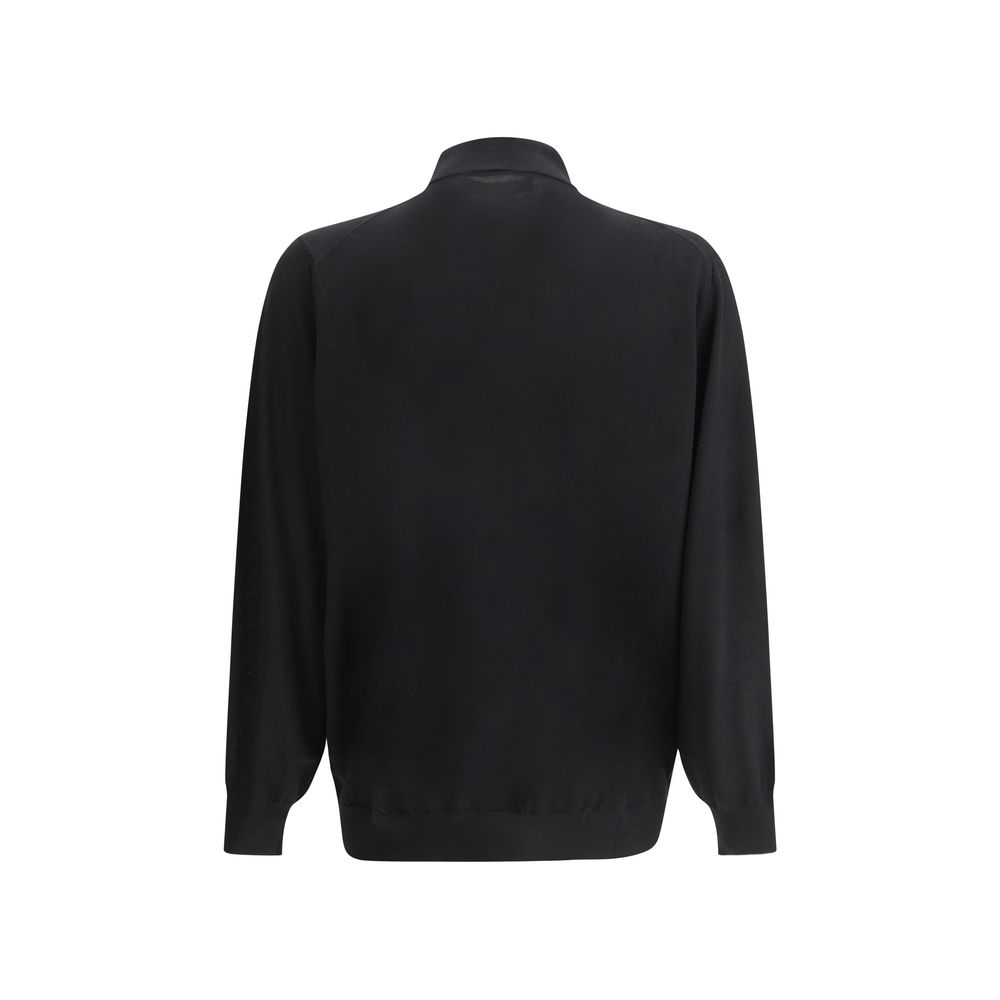 Brunello Cucinelli Pulover Negru din Cașmir
