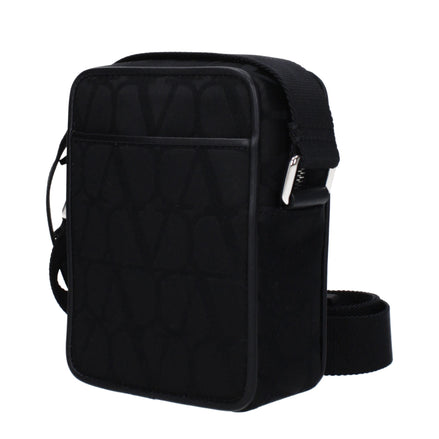 Valentino Garavani Black Fabric Crossbody Bag