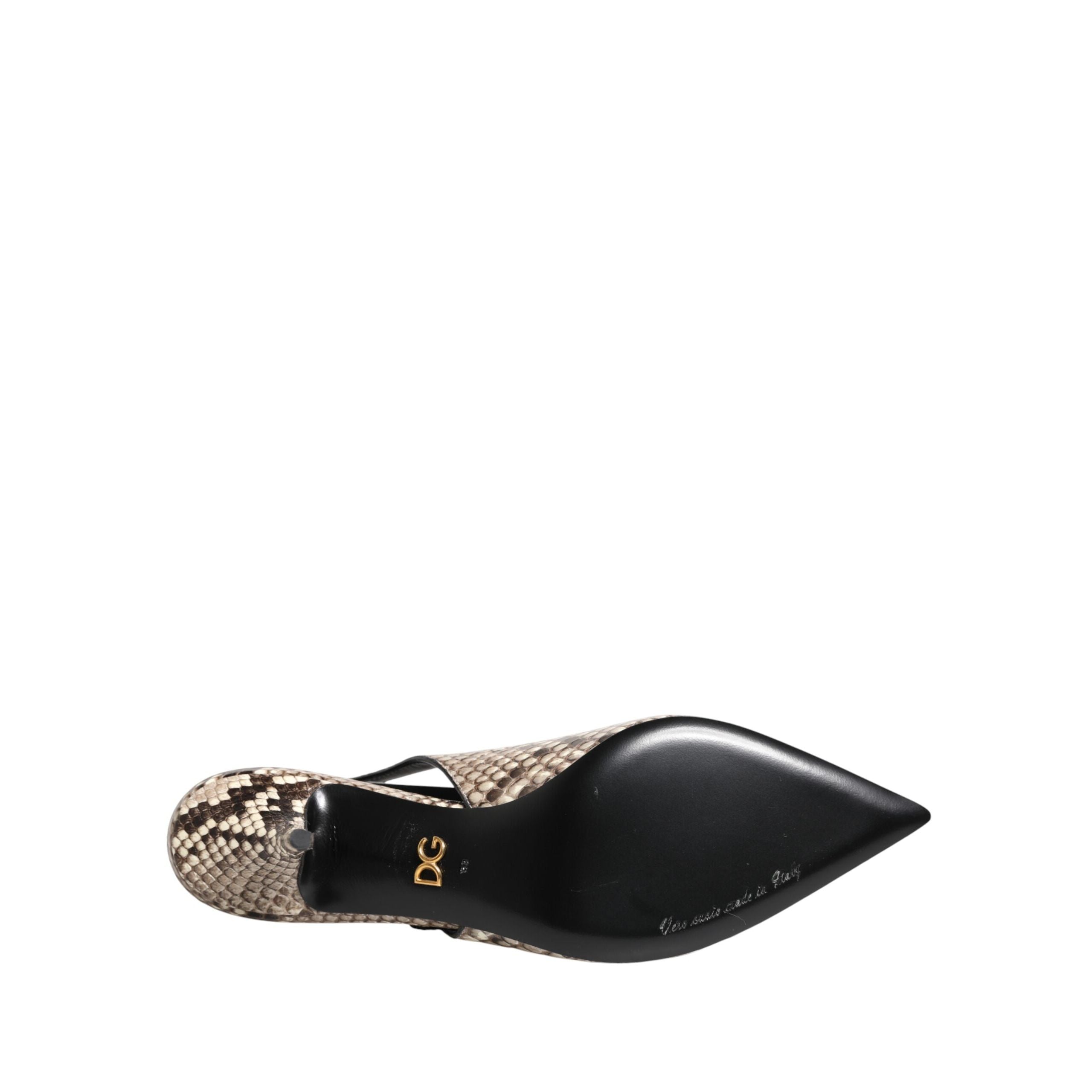 Dolce & Gabbana Multicolor Leather Slingback Pumps