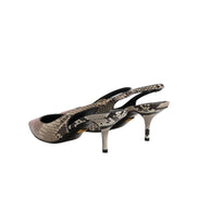 Dolce & Gabbana Multicolor Leather Slingback Pumps