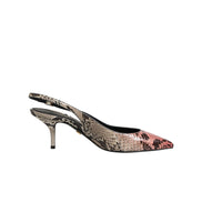 Dolce & Gabbana Multicolor Leather Slingback Pumps