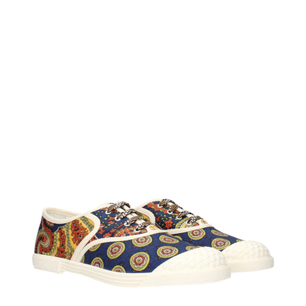 Sneakers Valentino Garavani joase din stofă multicoloră