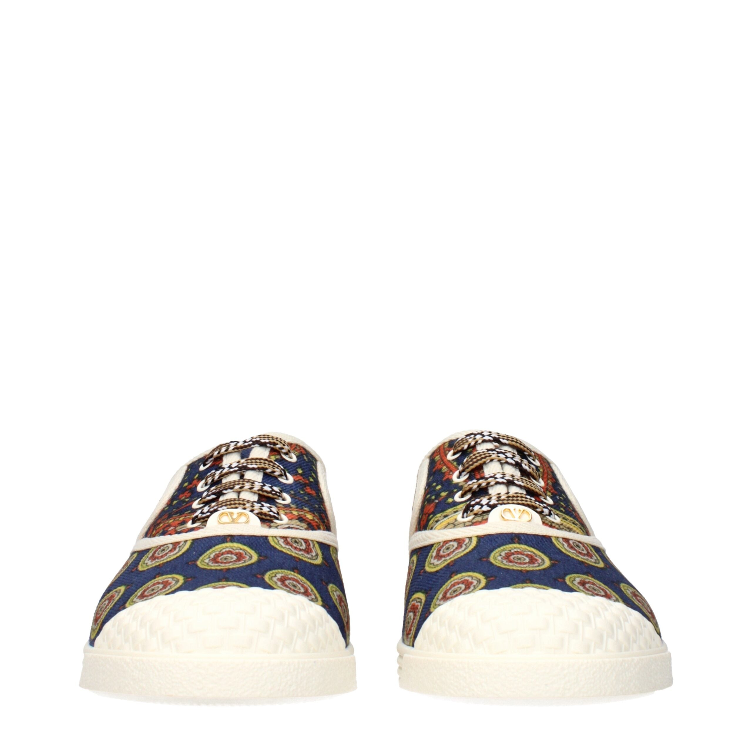 Sneakers Valentino Garavani joase din stofă multicoloră