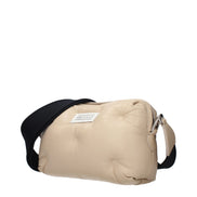 Geantă clutch din piele bej Maison Margiela