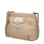 Geantă crossbody Maison Margiela din piele bej