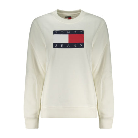 Tommy Hilfiger White Cotton Women Sweatshirt
