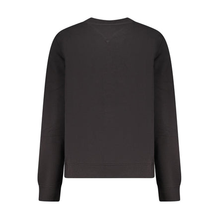 Tommy Hilfiger Black Cotton Women Sweatshirt