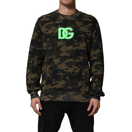 Dolce & Gabbana Multicolor Camouflage Sweatshirt