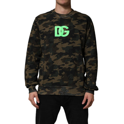 Bluză de trening Dolce & Gabbana camuflaj multicolor