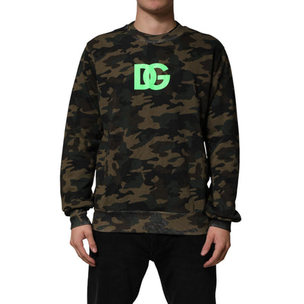 Bluză de trening Dolce & Gabbana camuflaj multicolor