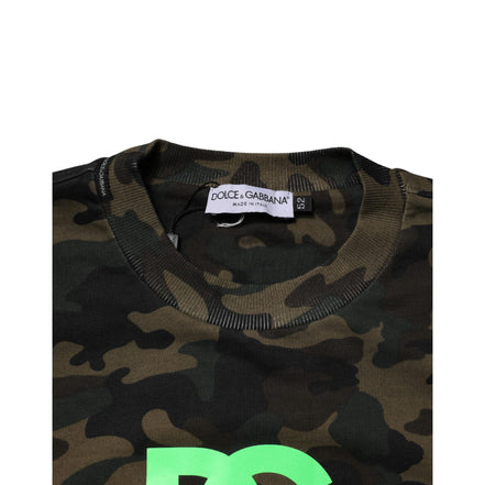 Dolce & Gabbana Multicolor Camouflage Sweatshirt