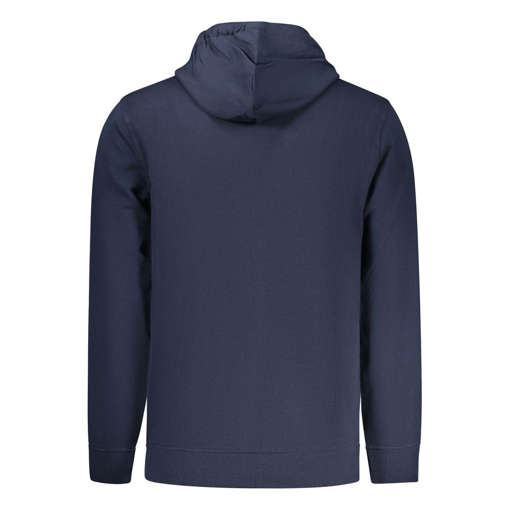 Tommy Hilfiger Blue Cotton Men Hoodie