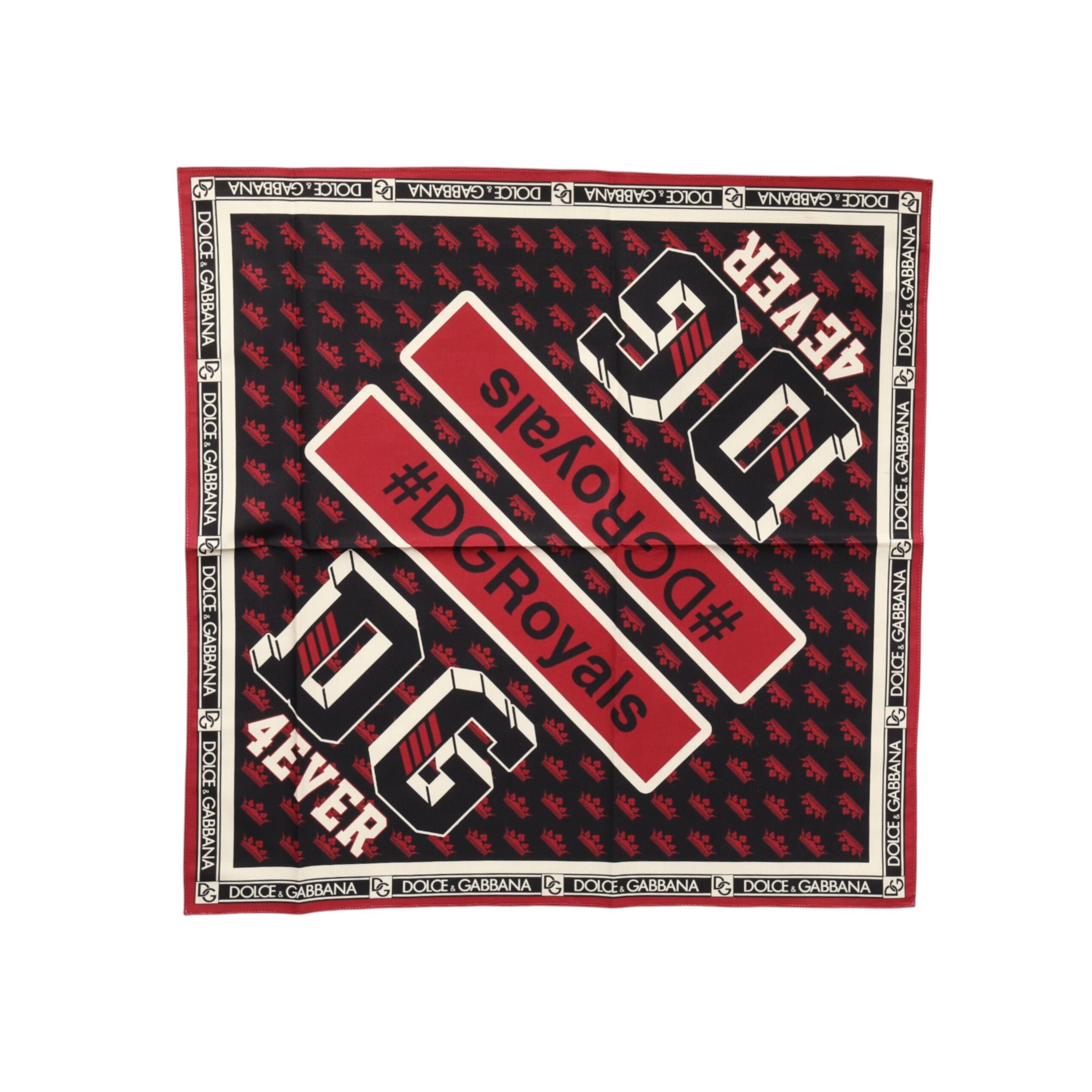 Dolce & Gabbana Multicolor #DGRoyals Square Foulard 50cm x 49.5cm Scarf
