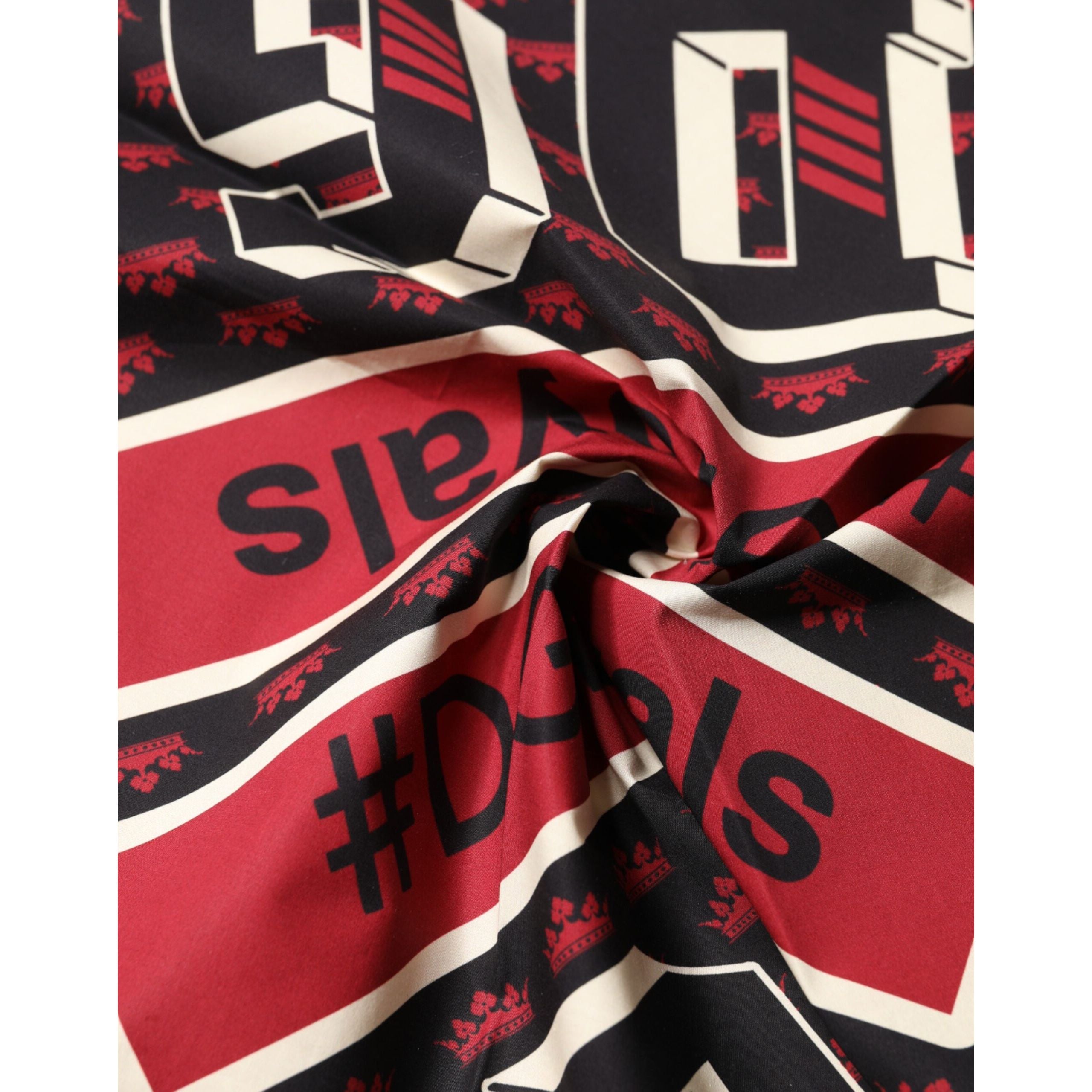 Dolce & Gabbana Multicolor #DGRoyals Square Foulard 50cm x 49.5cm Scarf