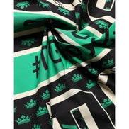 Dolce & Gabbana Multicolor #DGRoyals Square Foulard 50.5cm x 50cm Scarf