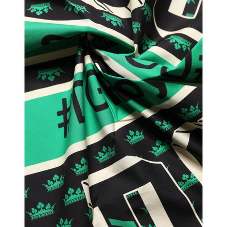Dolce & Gabbana Multicolor #DGRoyals Square Foulard 50.5cm x 50cm Scarf