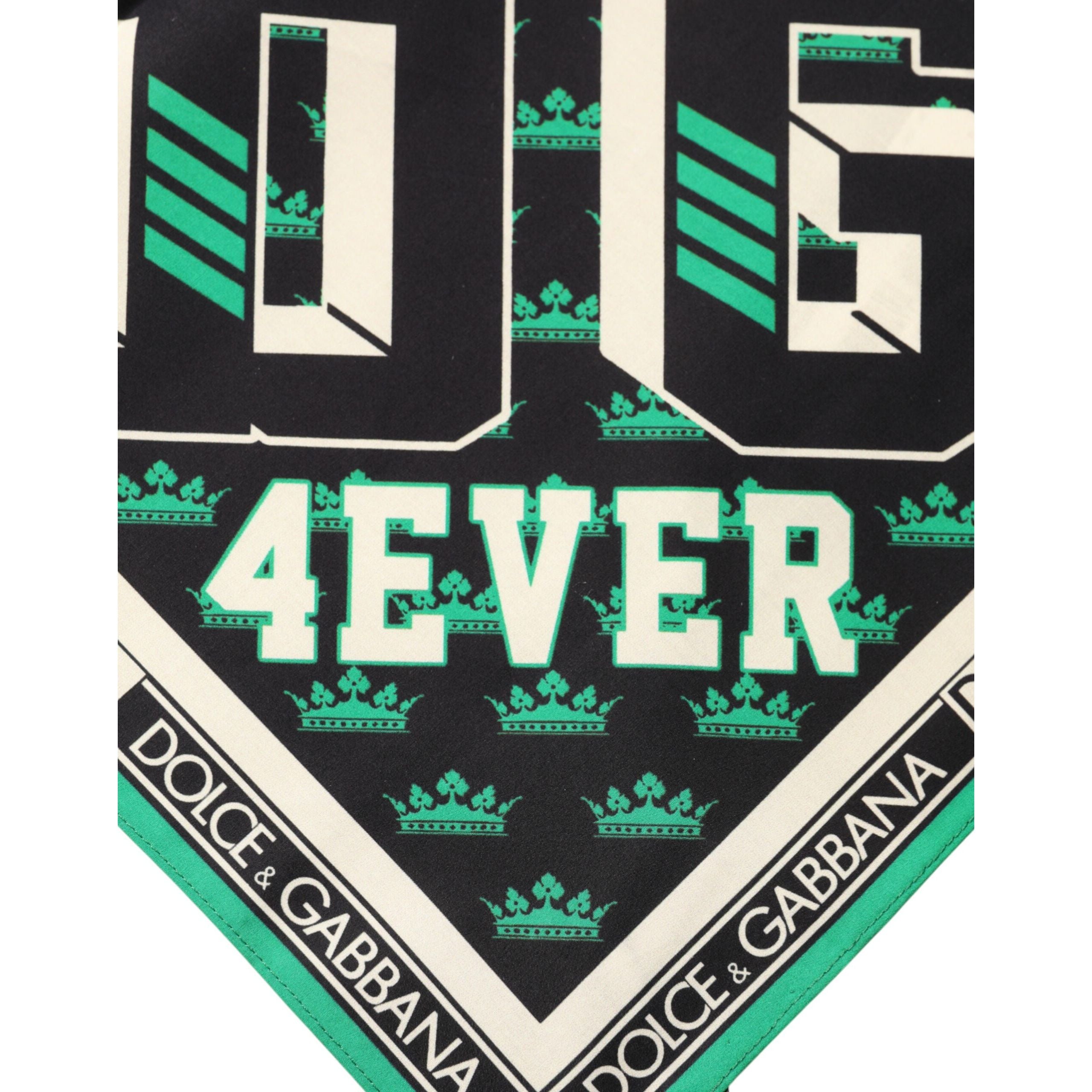 Dolce & Gabbana Multicolor #DGRoyals Square Foulard 50.5cm x 50cm Scarf
