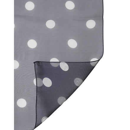 Dolce & Gabbana Blue Polka Dot Silk Square Foulard 91.5cm x 89.5cm Scarf