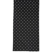 Dolce & Gabbana Black Polka Dot Neck Wrap Foulard 133.5cm x 12.5cm Scarf