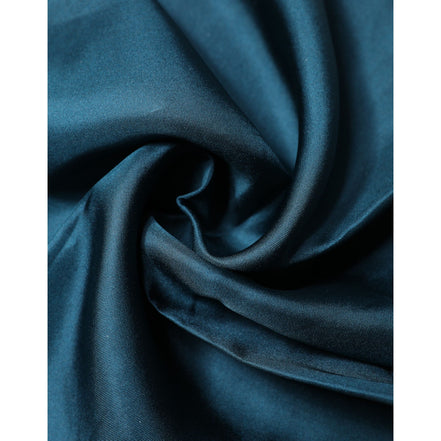 Dolce & Gabbana Blue Silk Square Pocket Handkerchief Scarf