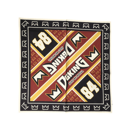 Dolce & Gabbana Multicolor DG King Square Foulard 50.5cm x 50cm Scarf