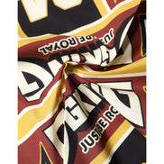 Dolce & Gabbana Multicolor DG King Square Foulard 50.5cm x 50cm Scarf