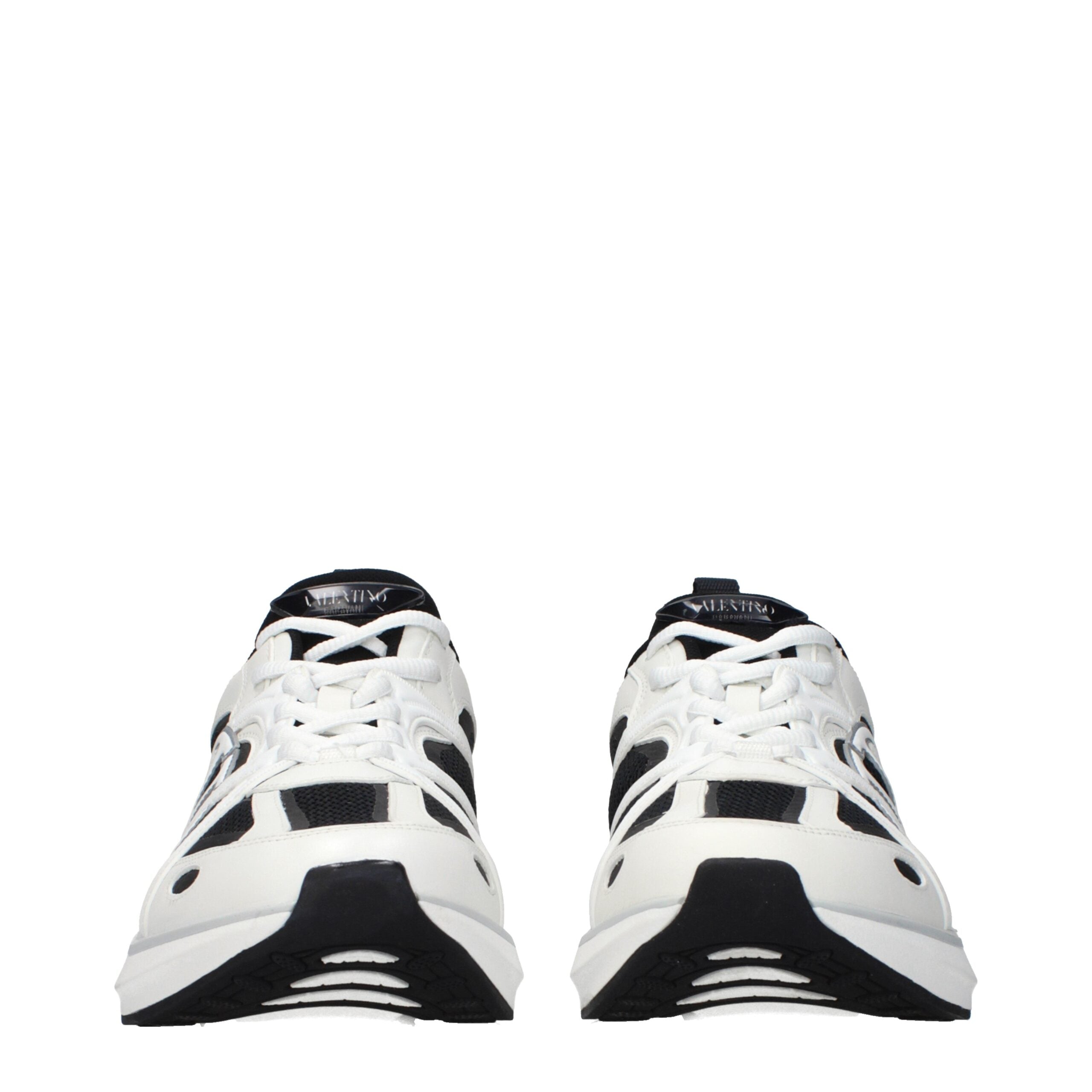 Adidași sport Valentino Garavani albi din material textil