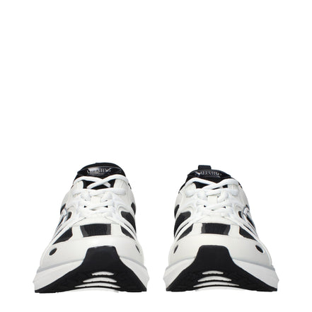 Adidași sport Valentino Garavani albi din material textil