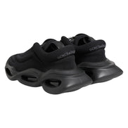 Dolce & Gabbana Black Slip On Low Top Wave Sneakers