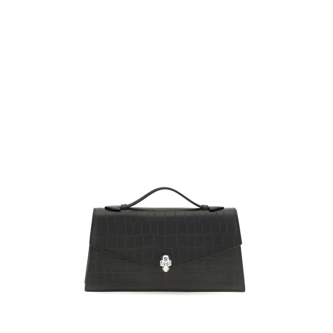 Alexander McQueen Black Leather Shoulder Bag
