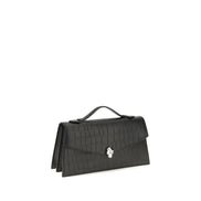 Alexander McQueen Black Leather Shoulder Bag