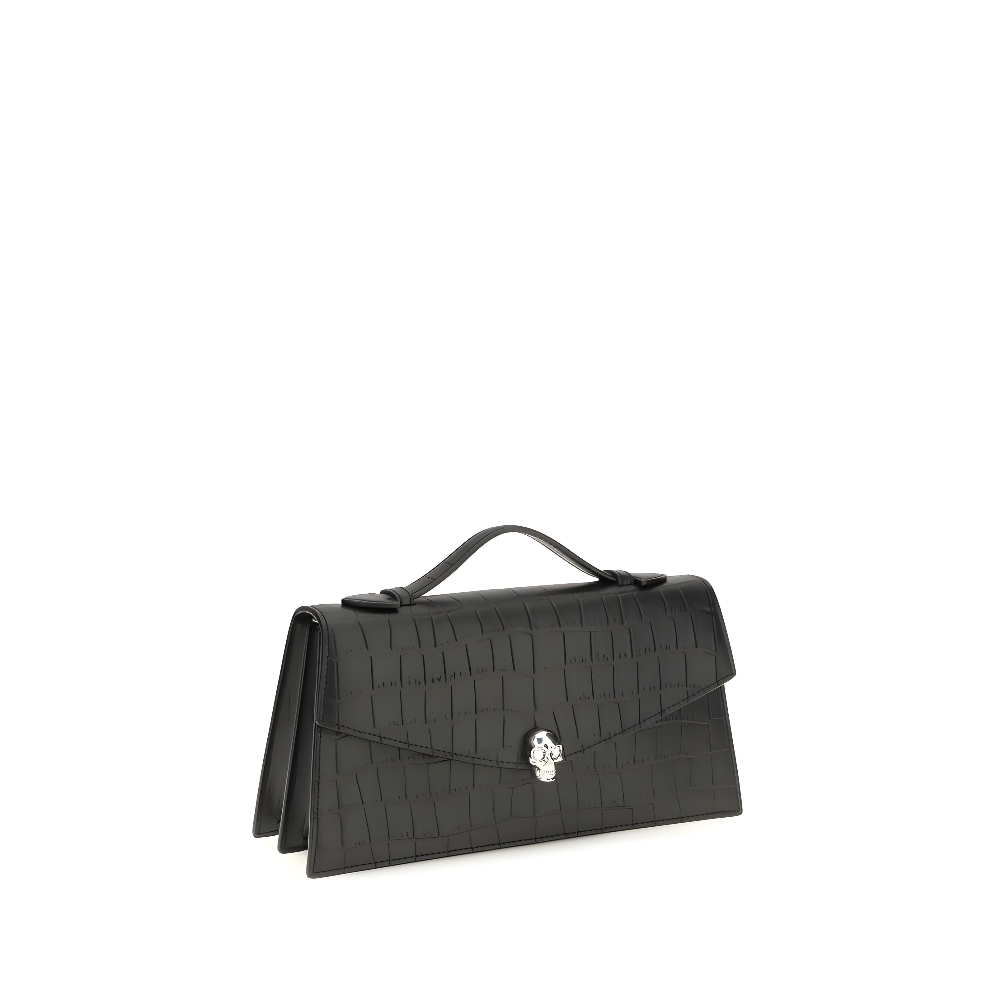 Alexander McQueen Black Leather Shoulder Bag