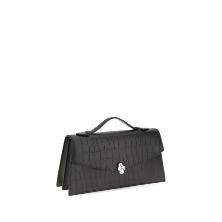 Alexander McQueen Black Leather Shoulder Bag
