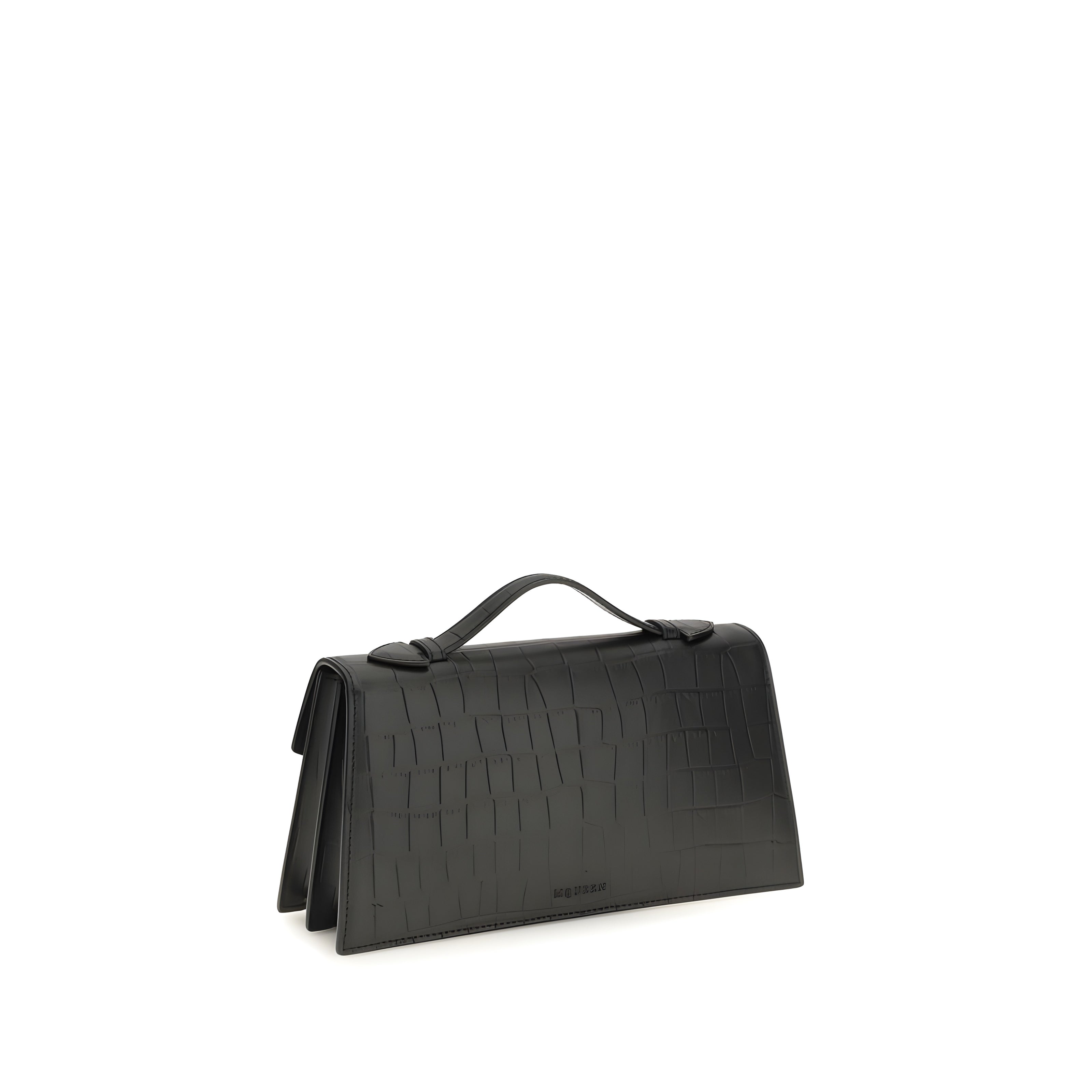Alexander McQueen Black Leather Shoulder Bag