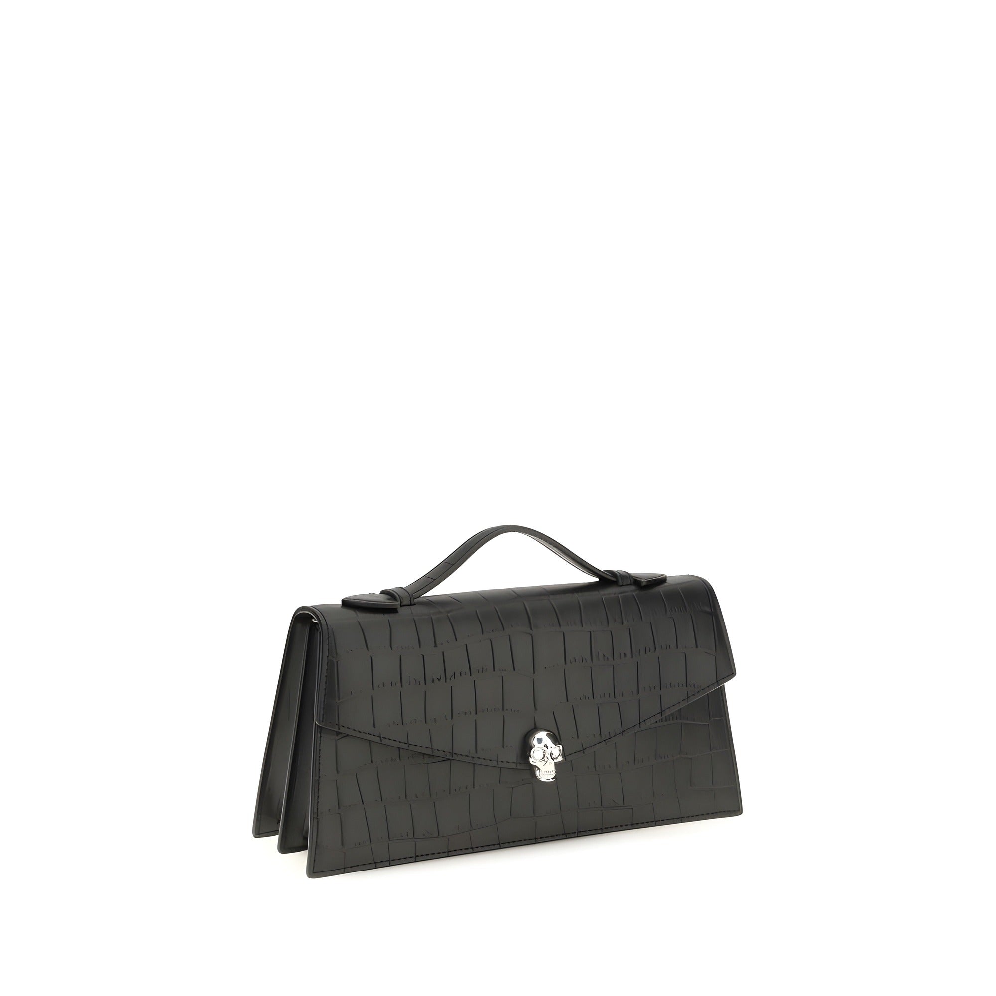 Alexander McQueen Black Leather Shoulder Bag