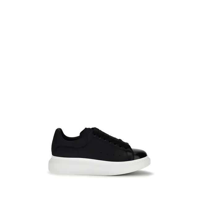 Sneakers chunky Alexander McQueen albaștri din piele