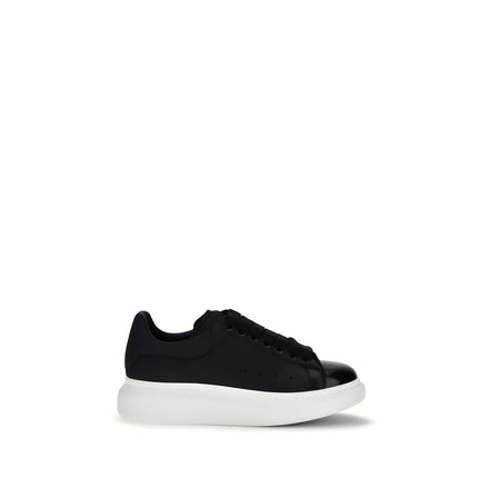 Sneakers chunky Alexander McQueen albaștri din piele