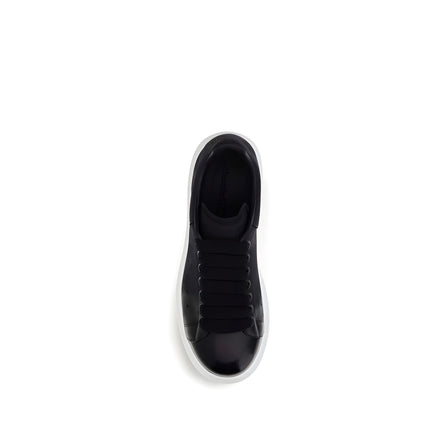 Sneakers chunky Alexander McQueen albaștri din piele