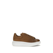 Sneakers chunky Alexander McQueen maro din piele