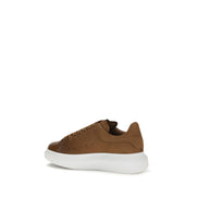 Sneakers chunky Alexander McQueen maro din piele