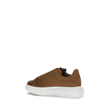 Sneakers chunky Alexander McQueen maro din piele