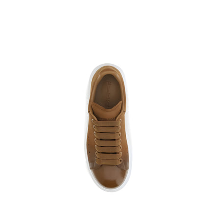 Sneakers chunky Alexander McQueen maro din piele
