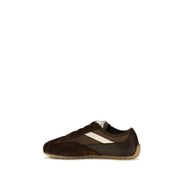 Sneakers atletici Alexander McQueen maro din piele întoarsă