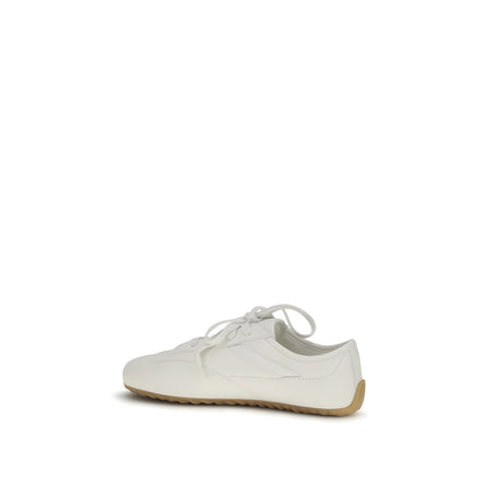 Sneakers atletici Alexander McQueen albi din piele
