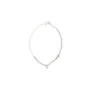 Alexander McQueen White Brass Necklace