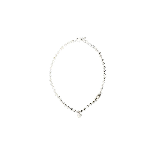 Alexander McQueen White Brass Necklace