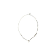 Alexander McQueen White Brass Necklace