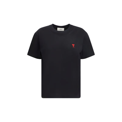 Tricou Ami Paris negru din bumbac