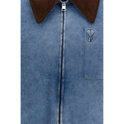 Ami Paris Geacă Albastră din Denim