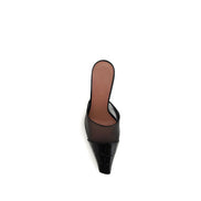 Amina Muaddi Black Mules